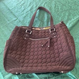 Vera Bradley Chocolate Brown Quilted Women's Bag